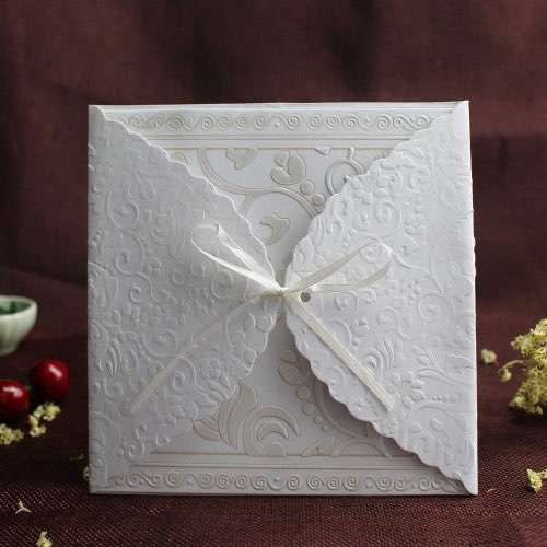 Cheap Invitation Card Wedding Card Customized Embossing Invitation